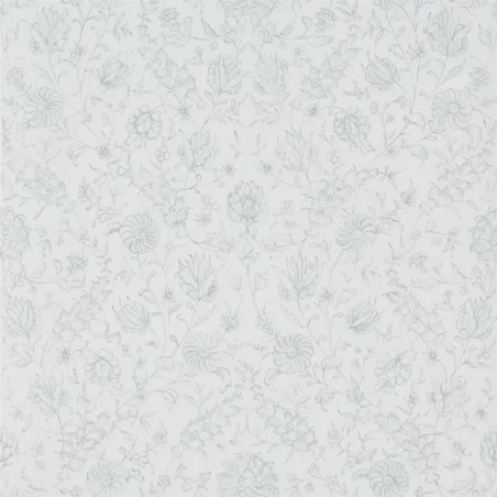 Papier peint - Designers Guild Flora - Silver | Susty