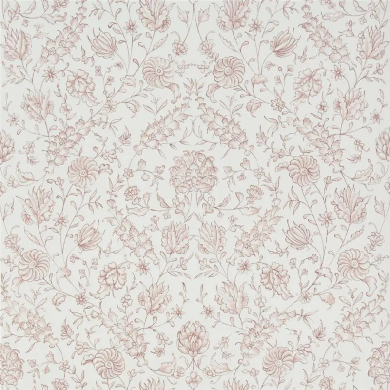 Papier peint - Designers Guild Flora - Crimson | Susty