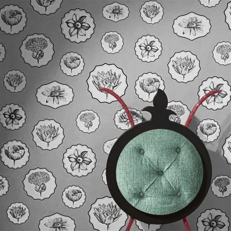 Papier peint - Designers Guild Herbariae Souris | Susty