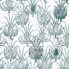 Papier peint - Designers Guild Les Centaurees Bleu Paon | Susty