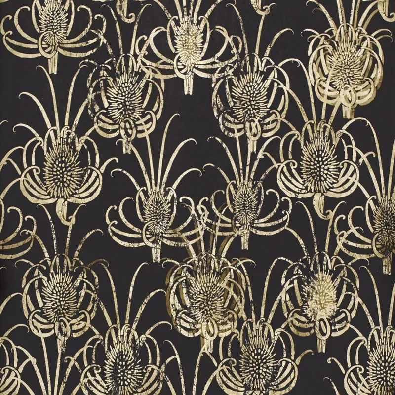 Papier peint - Designers Guild Les Centaurees Dore | Susty
