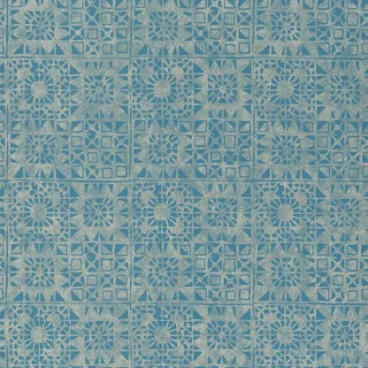 Papier peint - Designers Guild Serego - Turquoise | Susty