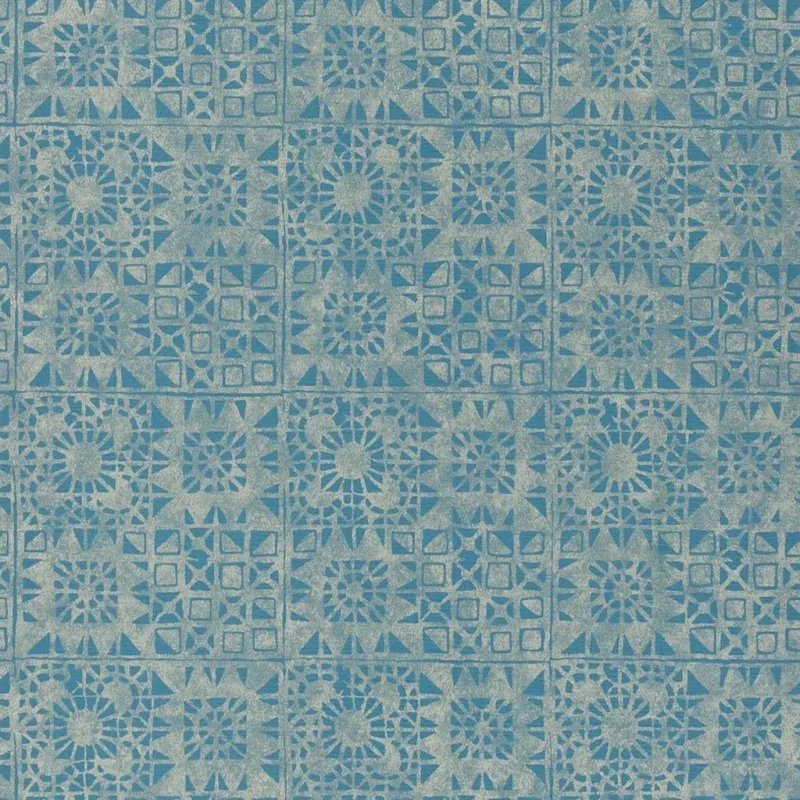 Papier peint - Designers Guild Serego - Turquoise | Susty