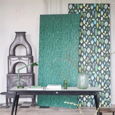 Papier peint - Designers Guild Shirakawa Aqua | Susty