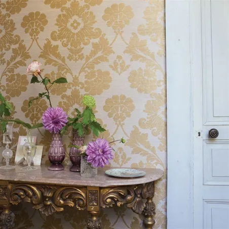 Papier peint - Designers Guild Clandon - Ivory | Susty