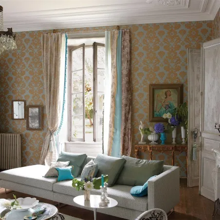 Papier peint - Designers Guild Clandon - Ivory | Susty