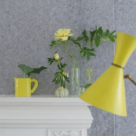 Papier peint - Designers Guild Celestine - Graphite | Susty