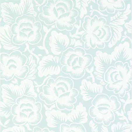 Papier peint - Designers Guild Rosario - Aqua | Susty