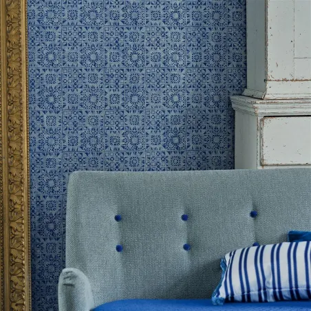 Papier peint - Designers Guild Serego - Pewter | Susty