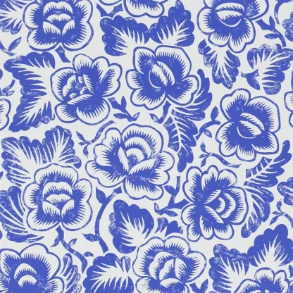 Papier peint - Designers Guild Rosario - Cobalt | Susty