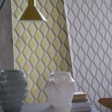 Papier peint - Designers Guild Jourdain Steel | Susty