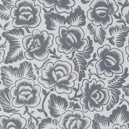 Papier peint - Designers Guild Rosario - Graphite | Susty