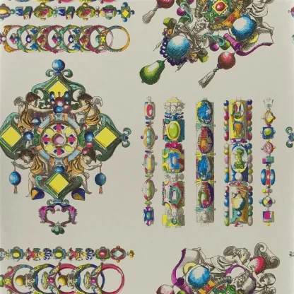 Papier peint - Designers Guild La Main Au Collet - Zinc Wallpaper | Susty