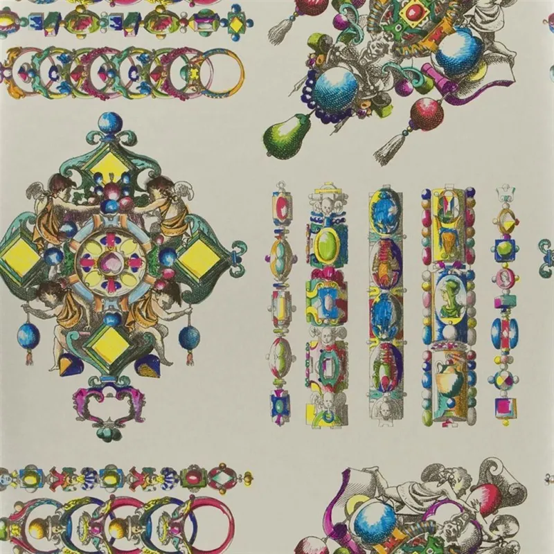 Papier peint - Designers Guild La Main Au Collet - Zinc Wallpaper | Susty