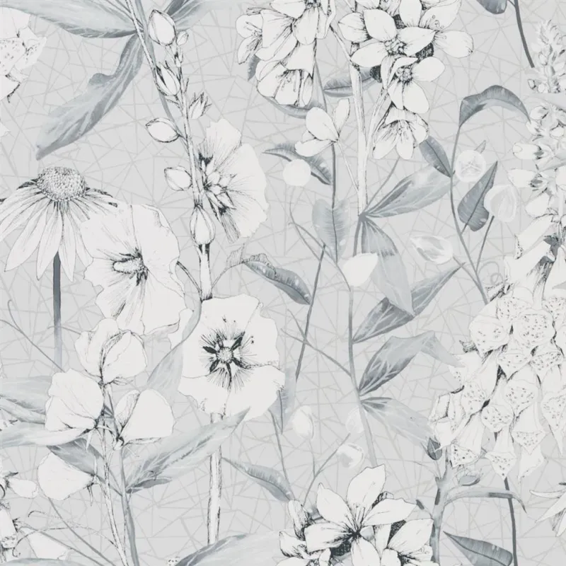 Papier peint - Designers Guild Emilie Platinum | Susty