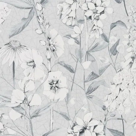 Papier peint - Designers Guild Emilie Platinum | Susty