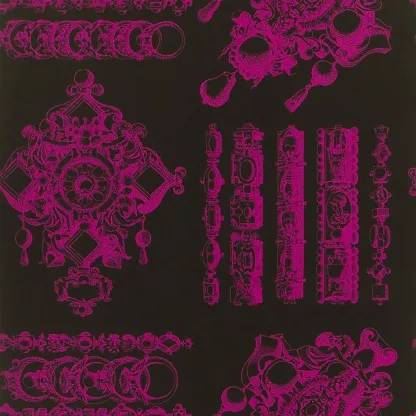 Papier peint - Designers Guild La Main Au Collet - Lipstick Wallpaper | Susty