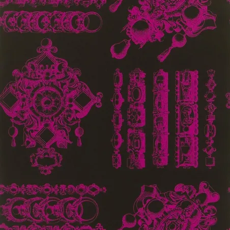 Papier peint - Designers Guild La Main Au Collet - Lipstick Wallpaper | Susty