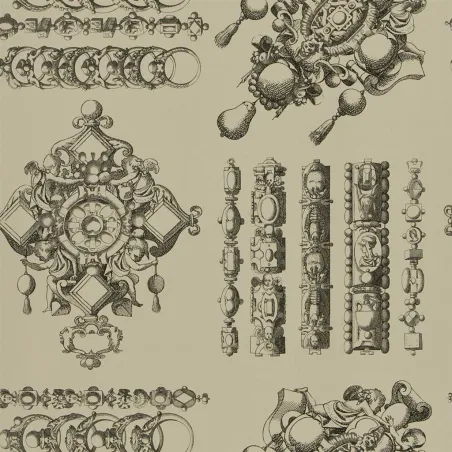Papier peint - Designers Guild La Main Au Collet - Galet Wallpaper | Susty