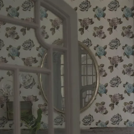 Papier peint - Designers Guild Pavonia - Graphite | Susty