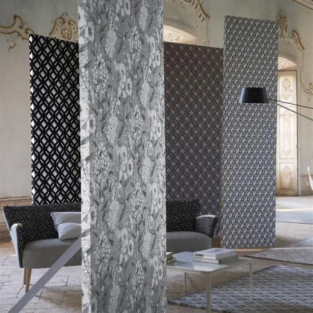 Papier peint - Designers Guild Dufrene Noir | Susty