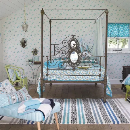 Papier peint - Designers Guild Gentian - Aqua | Susty