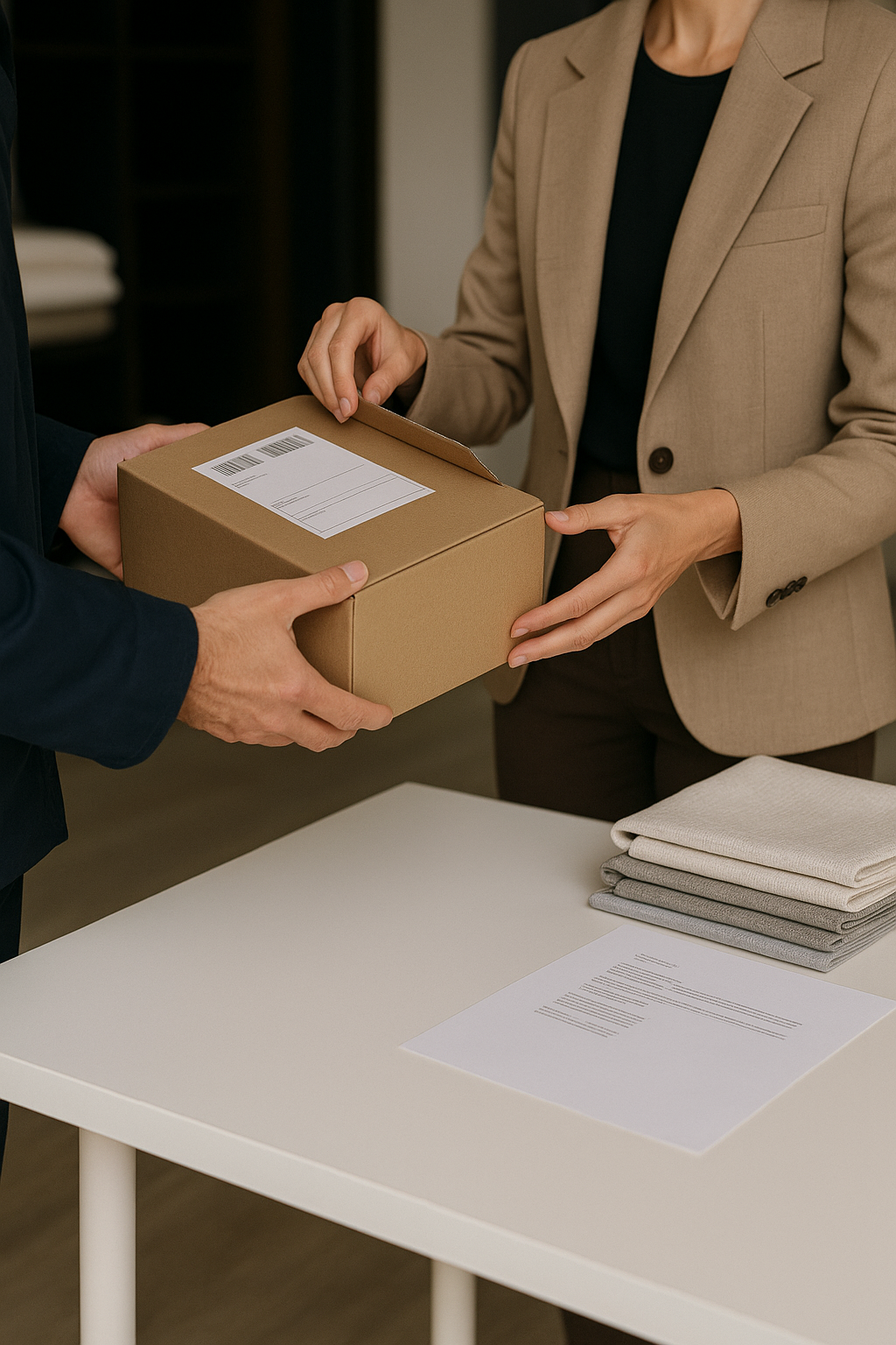 Livraison adaptée aux professionnels