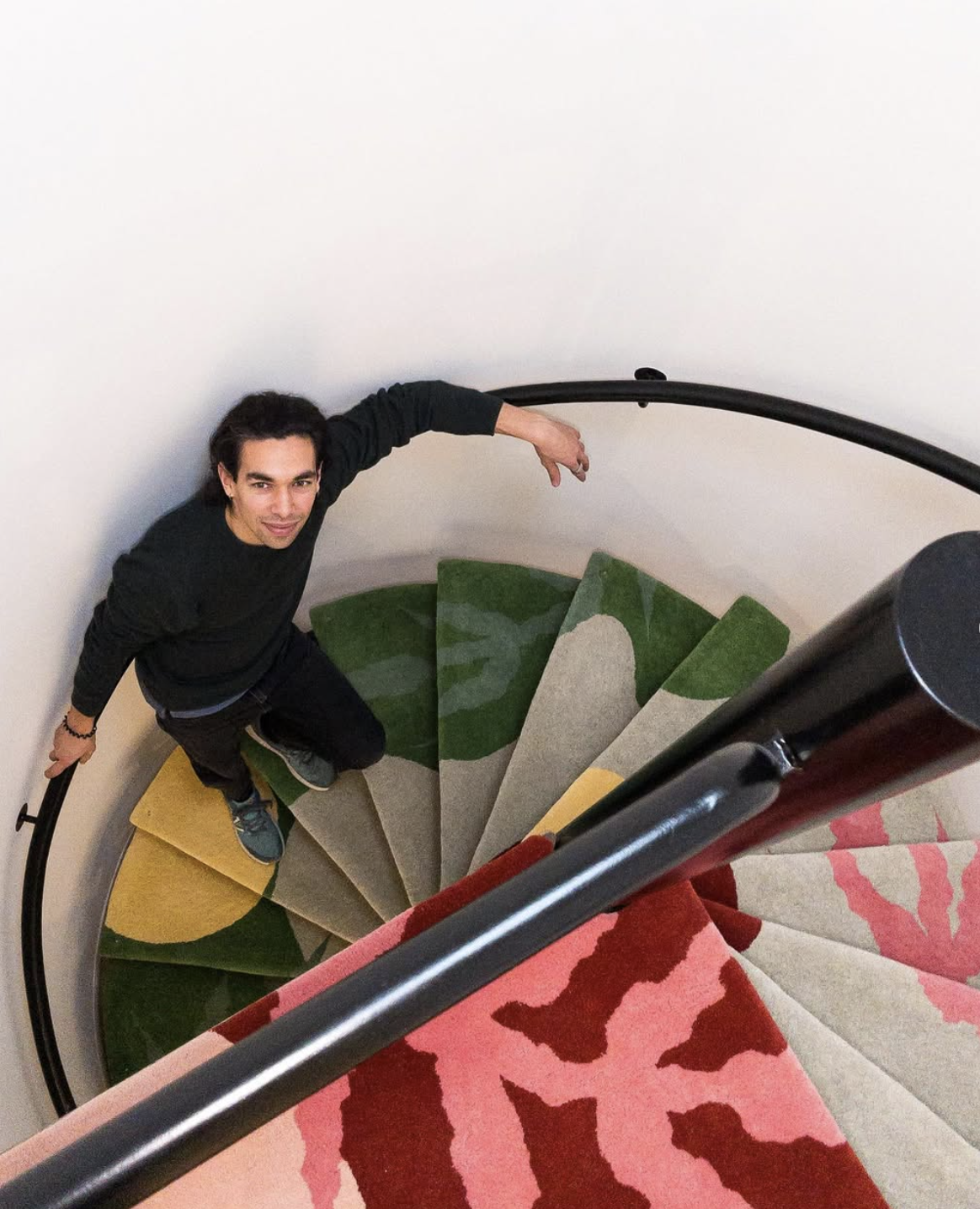 Maxime Mouroux, artiste du tapis écoresponsable à Bruxelles