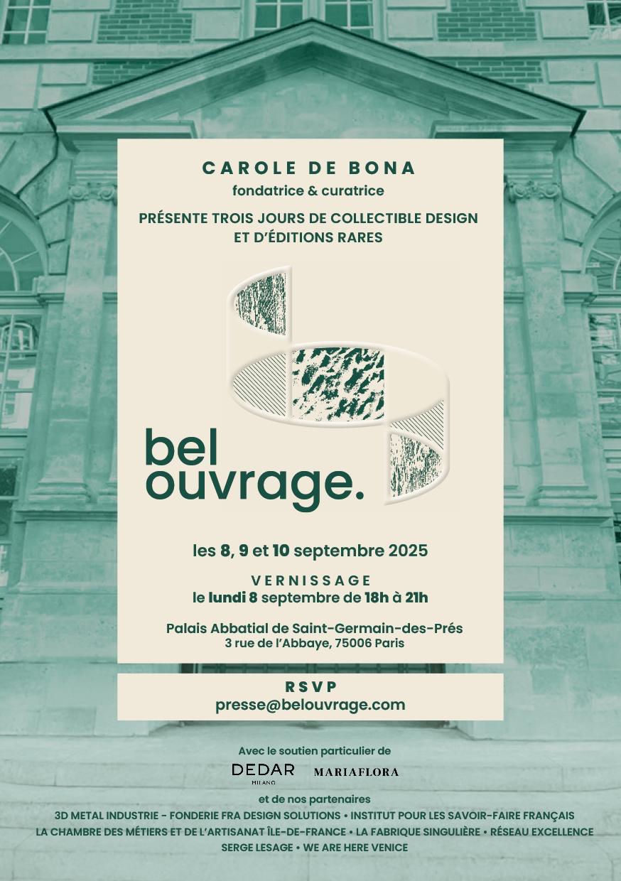 Bel Ouvrage – Quand l’artisanat rencontre le design de collection